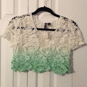 Knit crop top